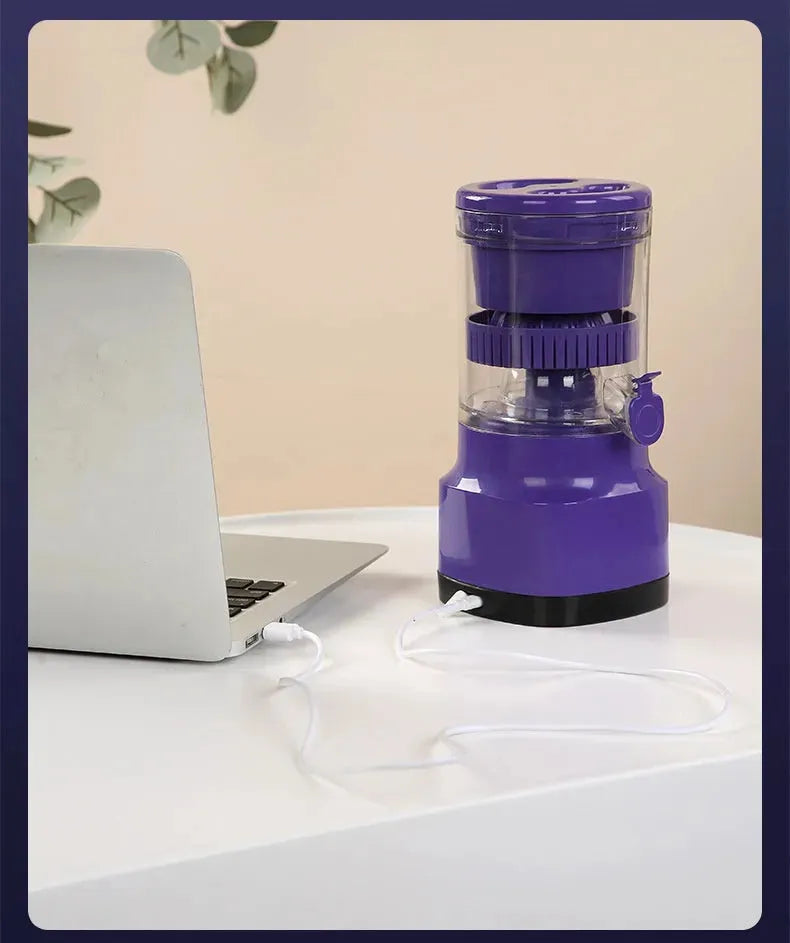 Electric Orange Juicer Lemon Juicer Squeezer Usb Rechargeable Citrus Juicer Machines Usb Rechargeable Portable Blender Kitchen Gadgets - Bellarte Enchanté Electric Orange Juicer Lemon Juicer Squeezer Usb Rechargeable Citrus Juicer Machines Usb Rechargeable Portable Blender Kitchen Gadgets
